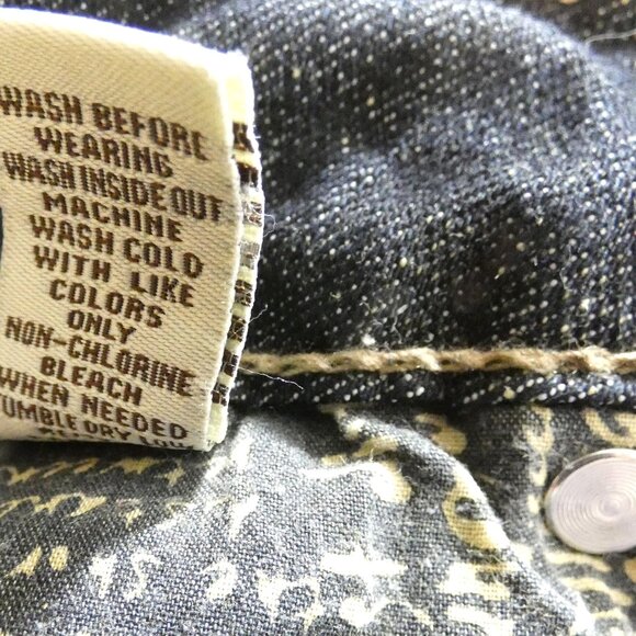 Hot Kiss Sz 5 Shorts Hot Pants Navy Blue Denim Jean Cici Distressed Pockets - Picture 7 of 11